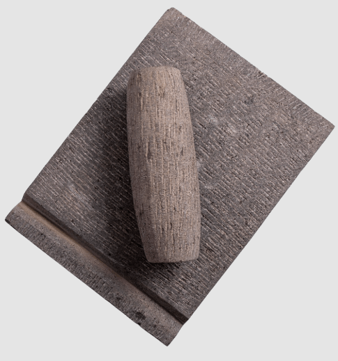 Traditional Grinding Stone (Natural Basalt Stone)